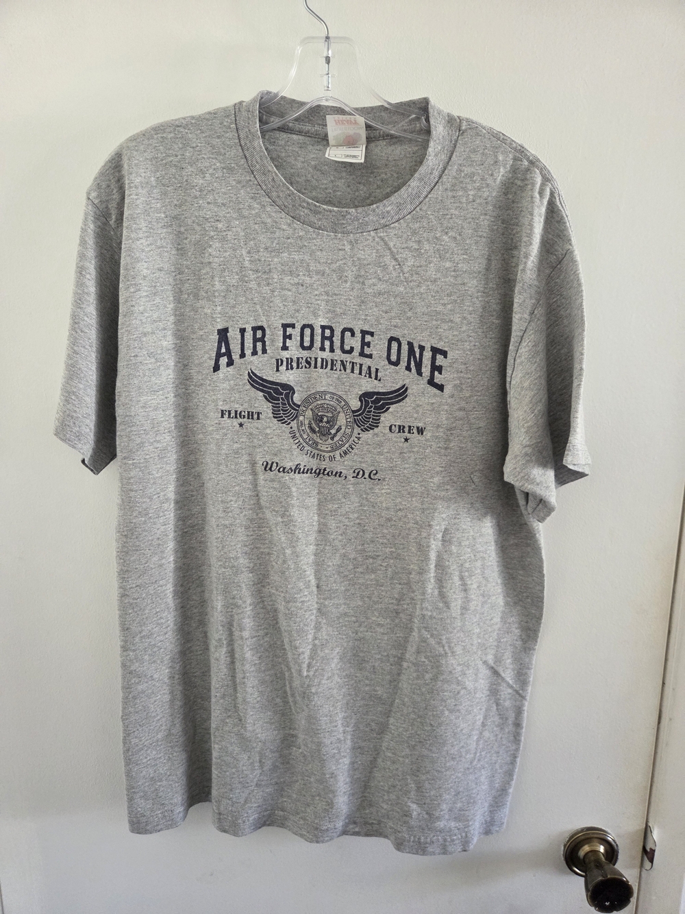 Air Force One Presidential Gray Logo T-Shirt
